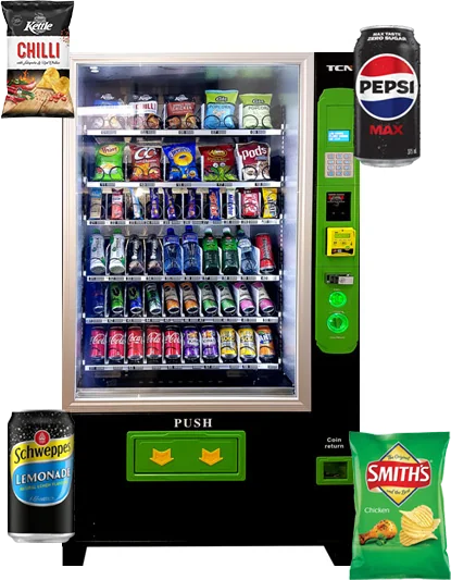 drinks and snack vending machine