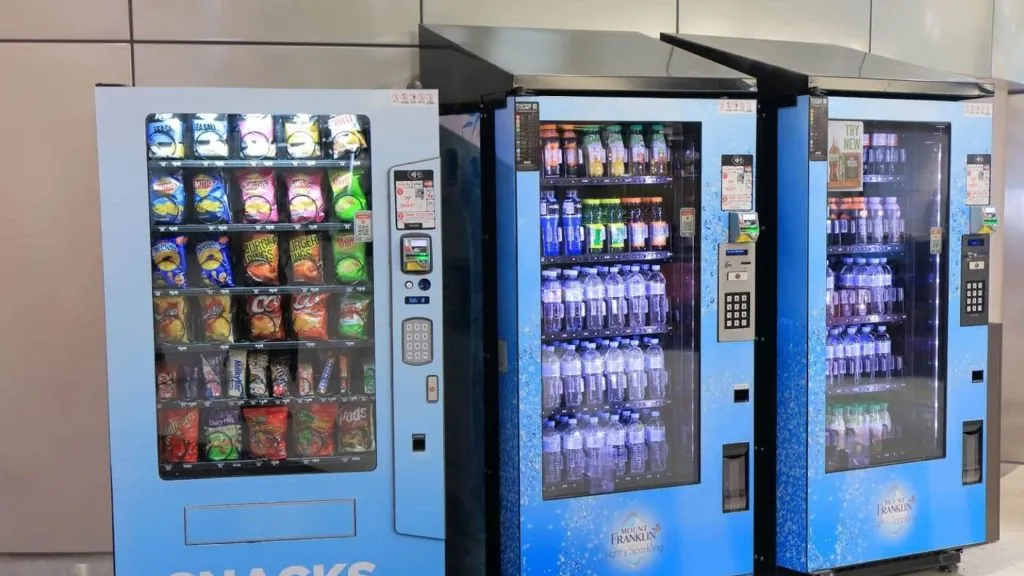 drinks and snack vending machine