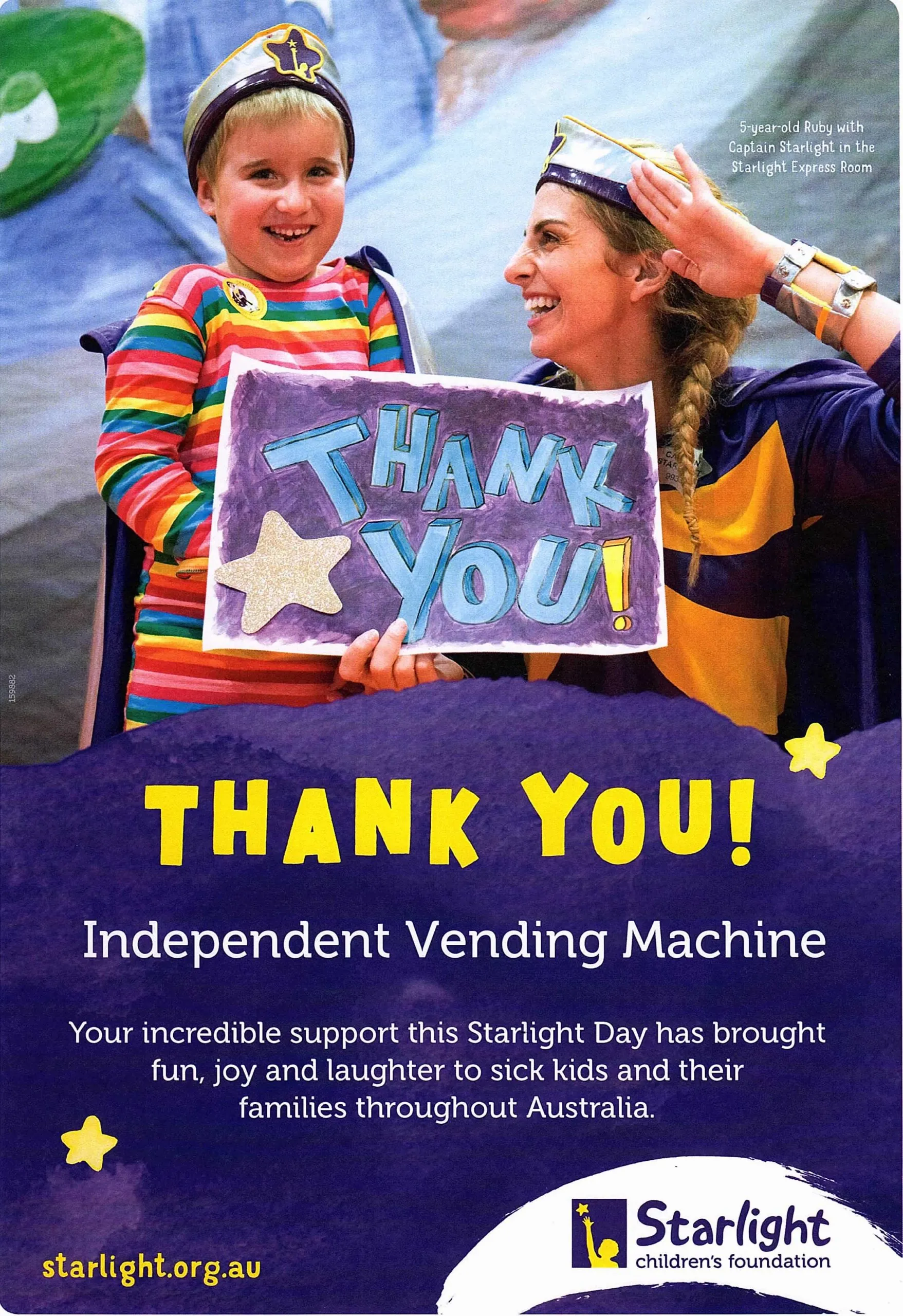 Thank you Vending machine